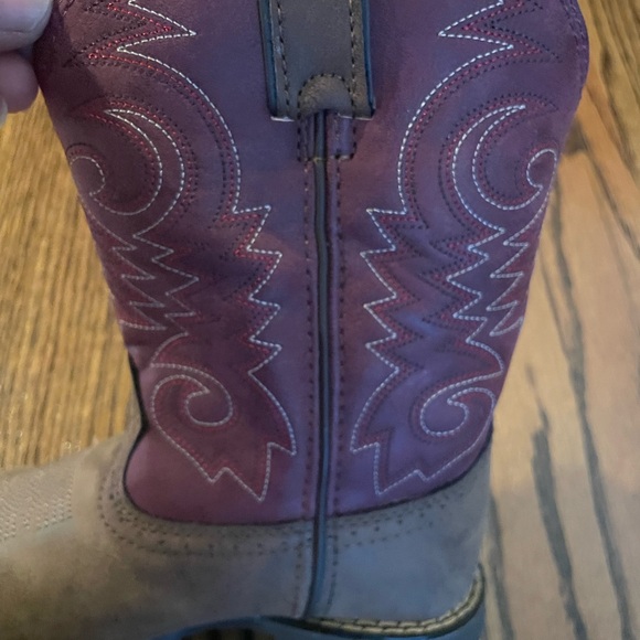 Durango Pink and Brown Western Boots - Picture 9 of 9